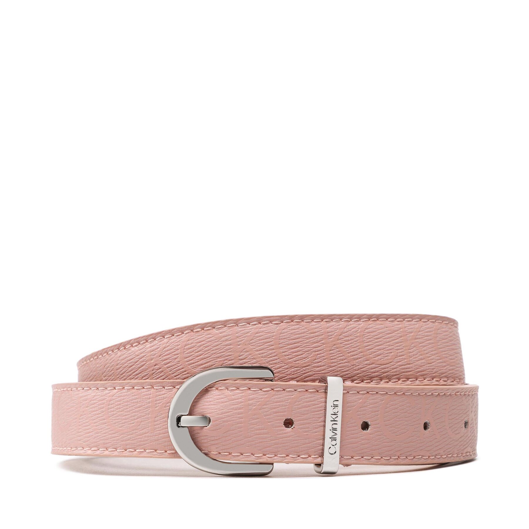 Damengürtel Calvin Klein Ck Must Rnd Belt 25mm Mono K60K610009 Rosa von Calvin Klein