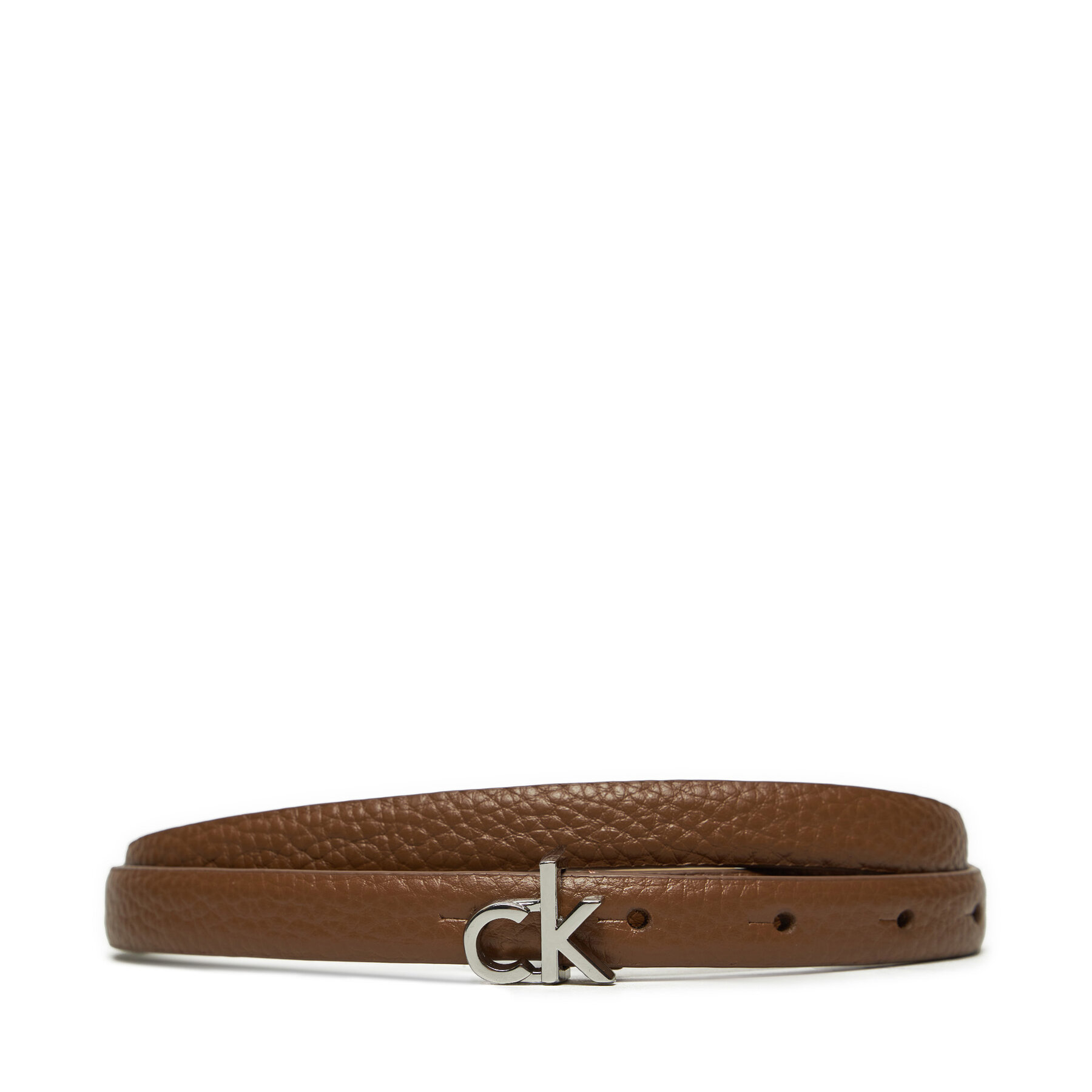 Damengürtel Calvin Klein Ck Thin Belt 1.5cm Pebble K60K612858 Braun von Calvin Klein