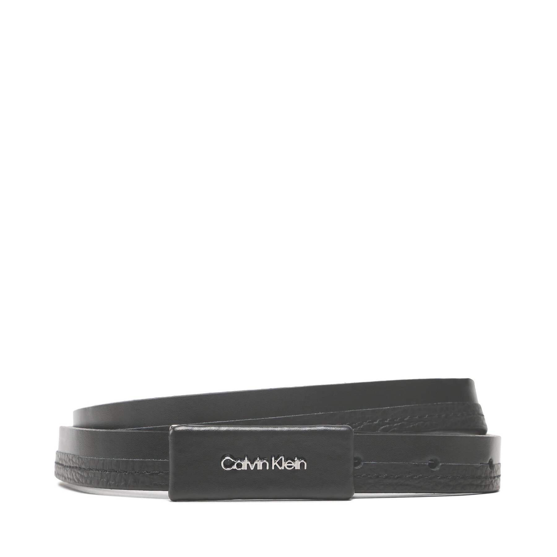 Damengürtel Calvin Klein Daily Dressed Plaque 2cm Belt K60K610499 Schwarz von Calvin Klein