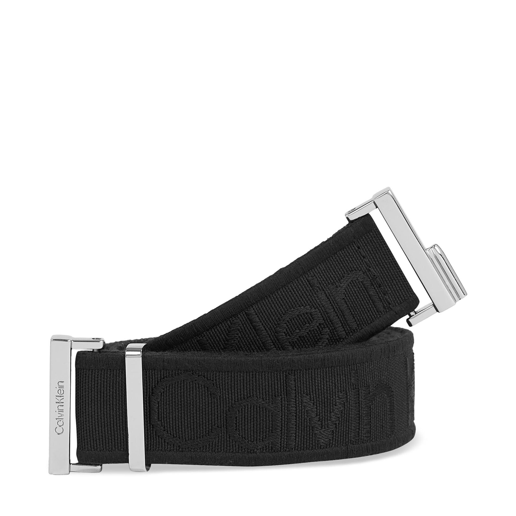 Damengürtel Calvin Klein Gracie Logo Jacquard Belt 3.0 K60K611922 Schwarz von Calvin Klein