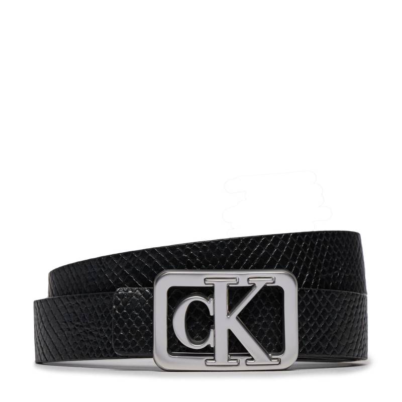 Damengürtel Calvin Klein Jeans Mono Plaque Rev Lthr Belt 25Mm K60K611487 Schwarz von Calvin Klein Jeans