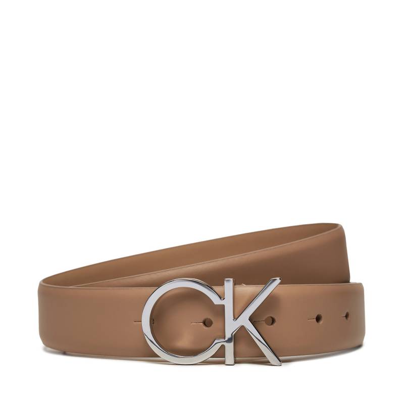 Damengürtel Calvin Klein Re-Lock Ck Logo Belt 30Mm K60K610157 Braun von Calvin Klein