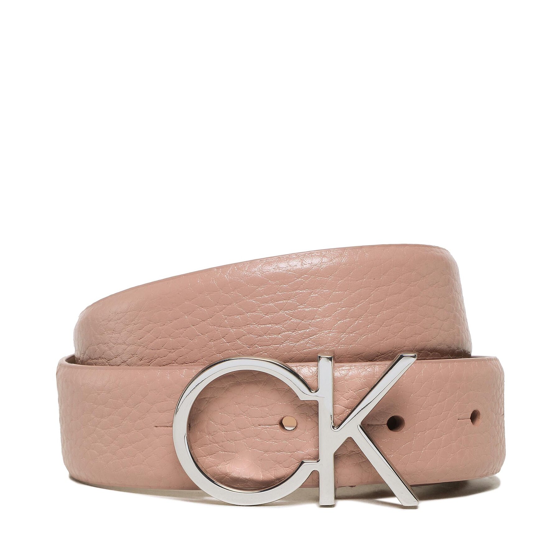 Damengürtel Calvin Klein Re-Lock Ck Logo Belt 30mm Pbl K60K610413 Rosa von Calvin Klein