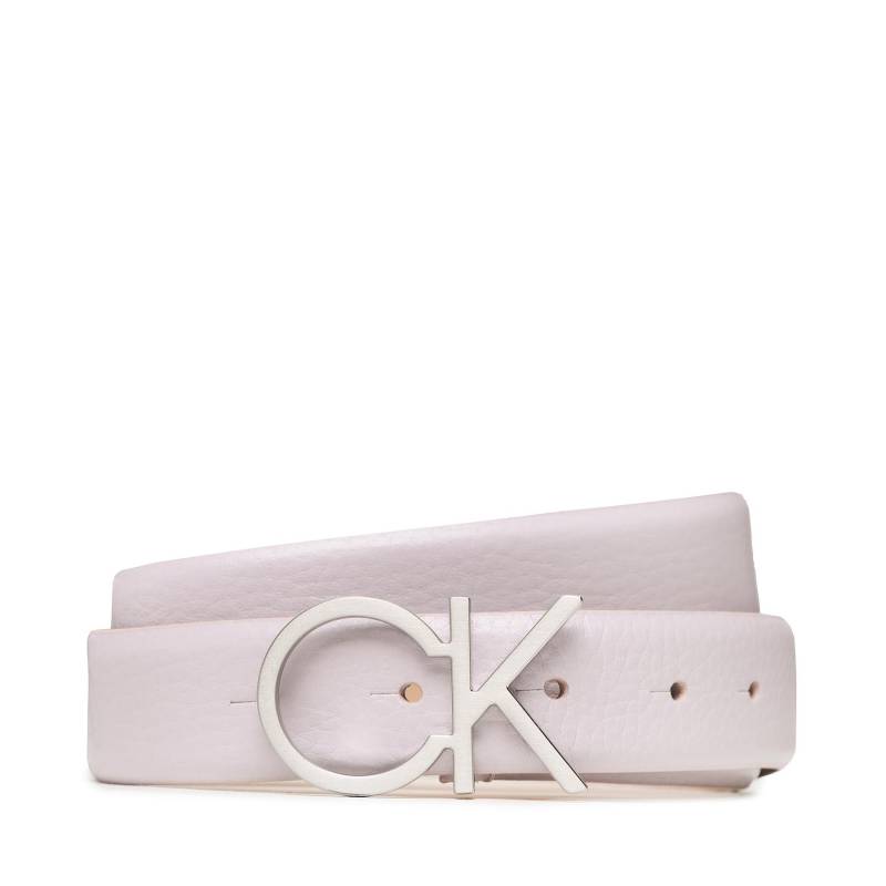 Damengürtel Calvin Klein Re-Lock Ck logo Belt 30mm Pbl K60K610413 Violett von Calvin Klein