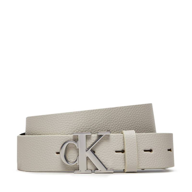 Damengürtel Calvin Klein Round Mono K60K612377 Beige von Calvin Klein