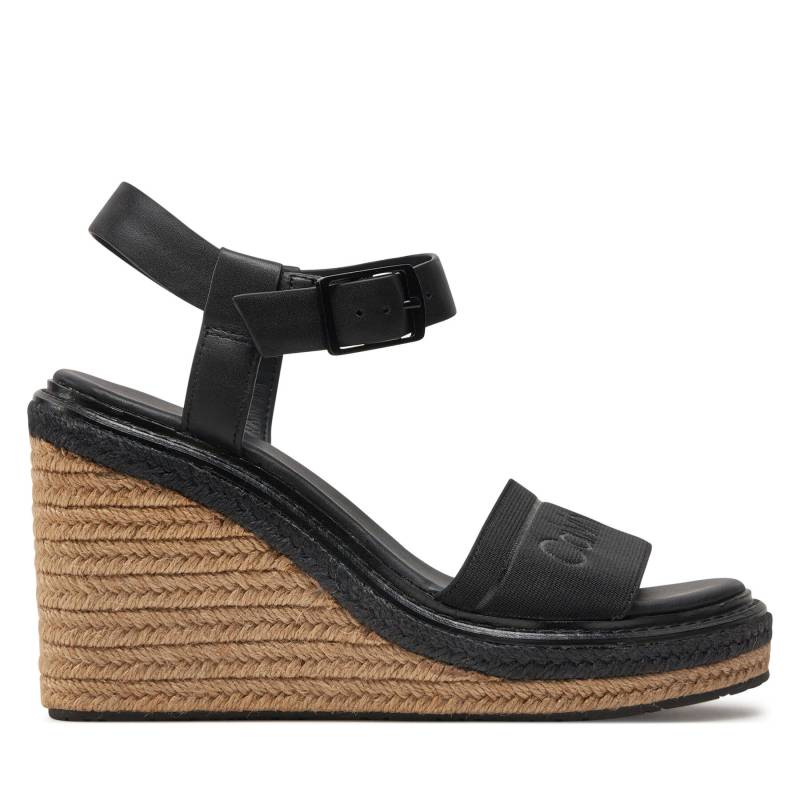 Espadrilles Calvin Klein Wedge Sandal 70 He HW0HW02050 Schwarz von Calvin Klein