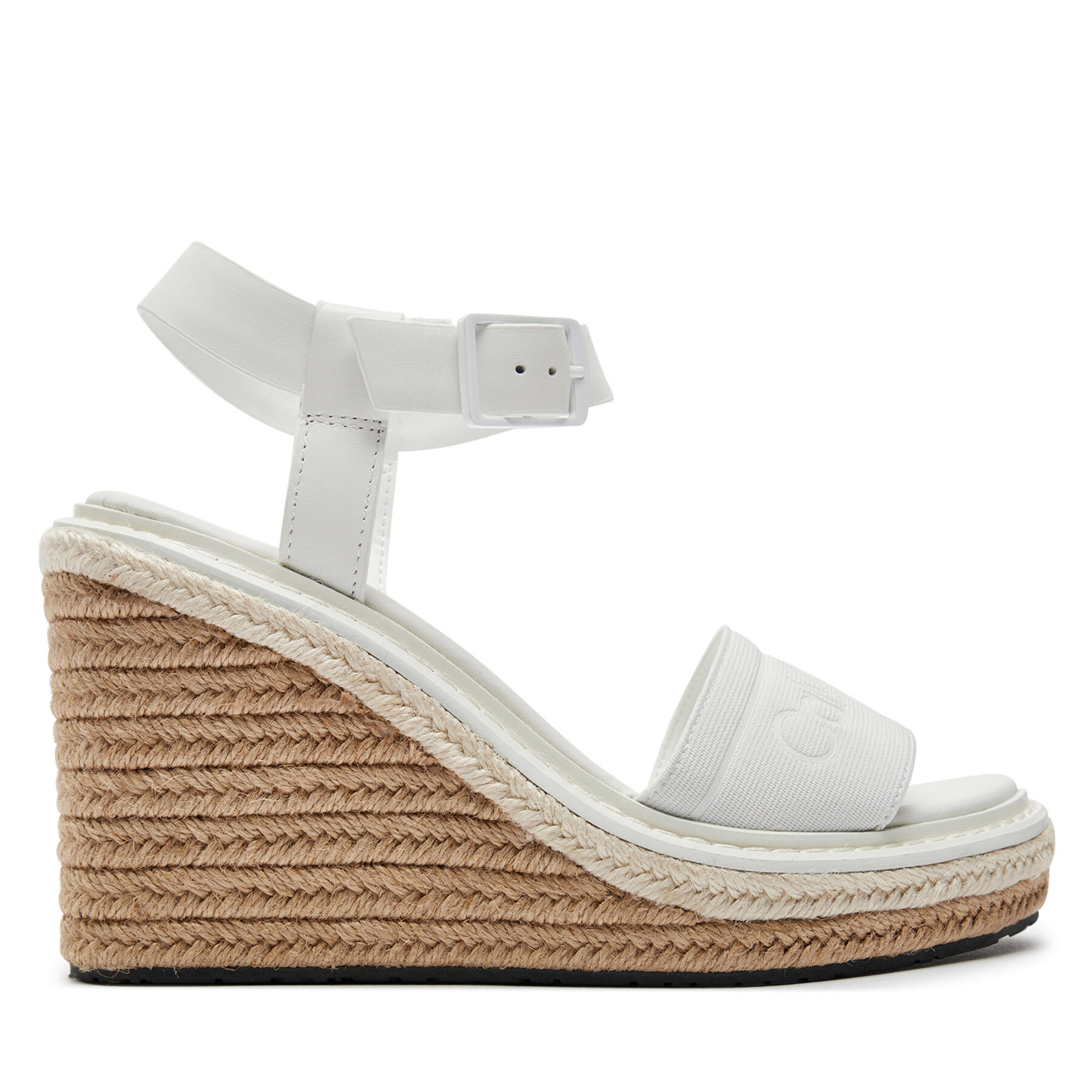 Espadrilles Calvin Klein Wedge Sandal 70 He HW0HW02050 Weiß von Calvin Klein