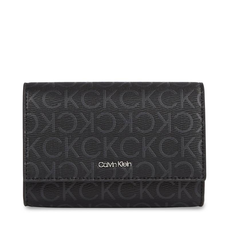 Große Damen Geldbörse Calvin Klein Ck Must Bifold/Cardhldr_Epi Mono K60K611775 Schwarz von Calvin Klein