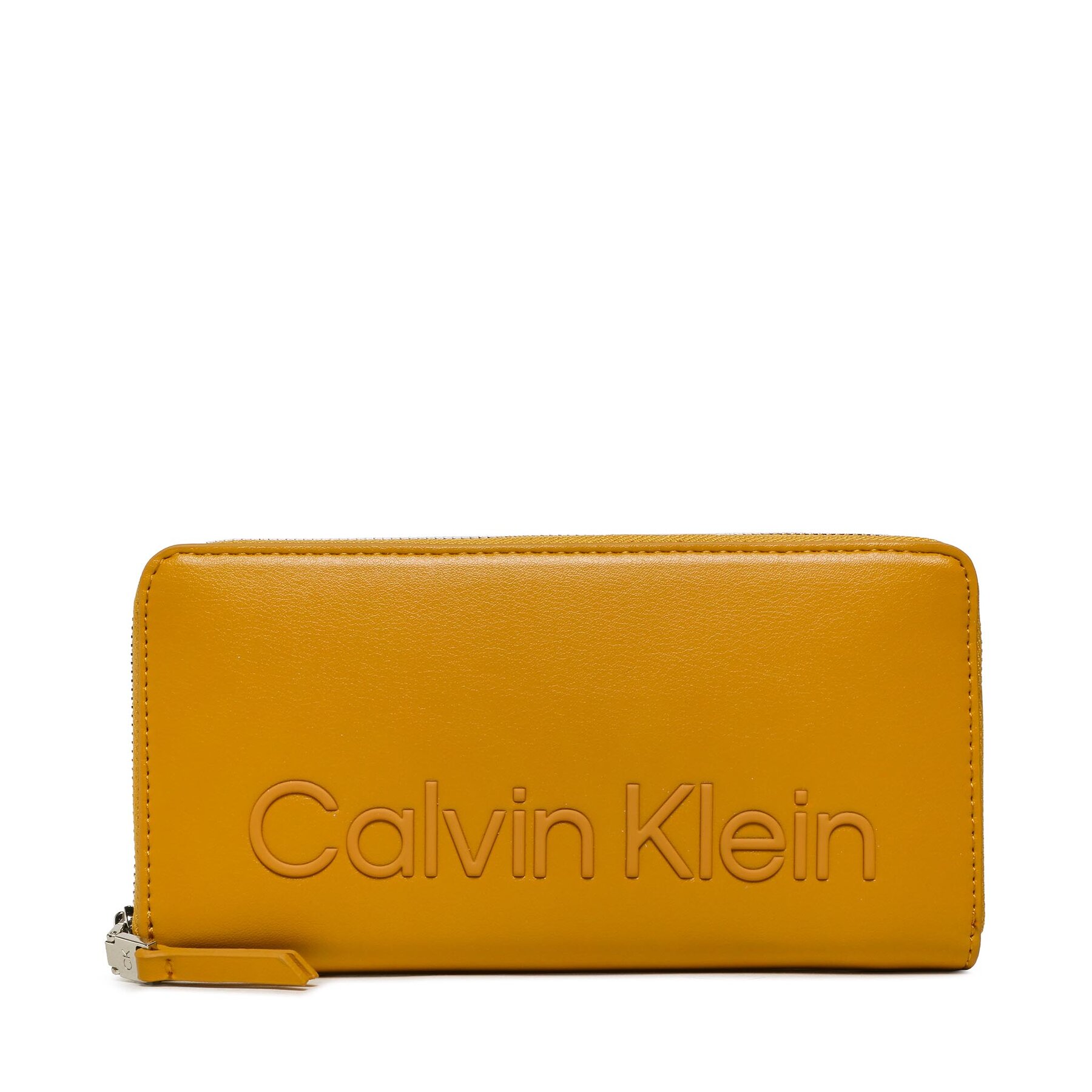 Große Damen Geldbörse Calvin Klein Ck Set Za Wallet Lg K60K610263 Gelb von Calvin Klein