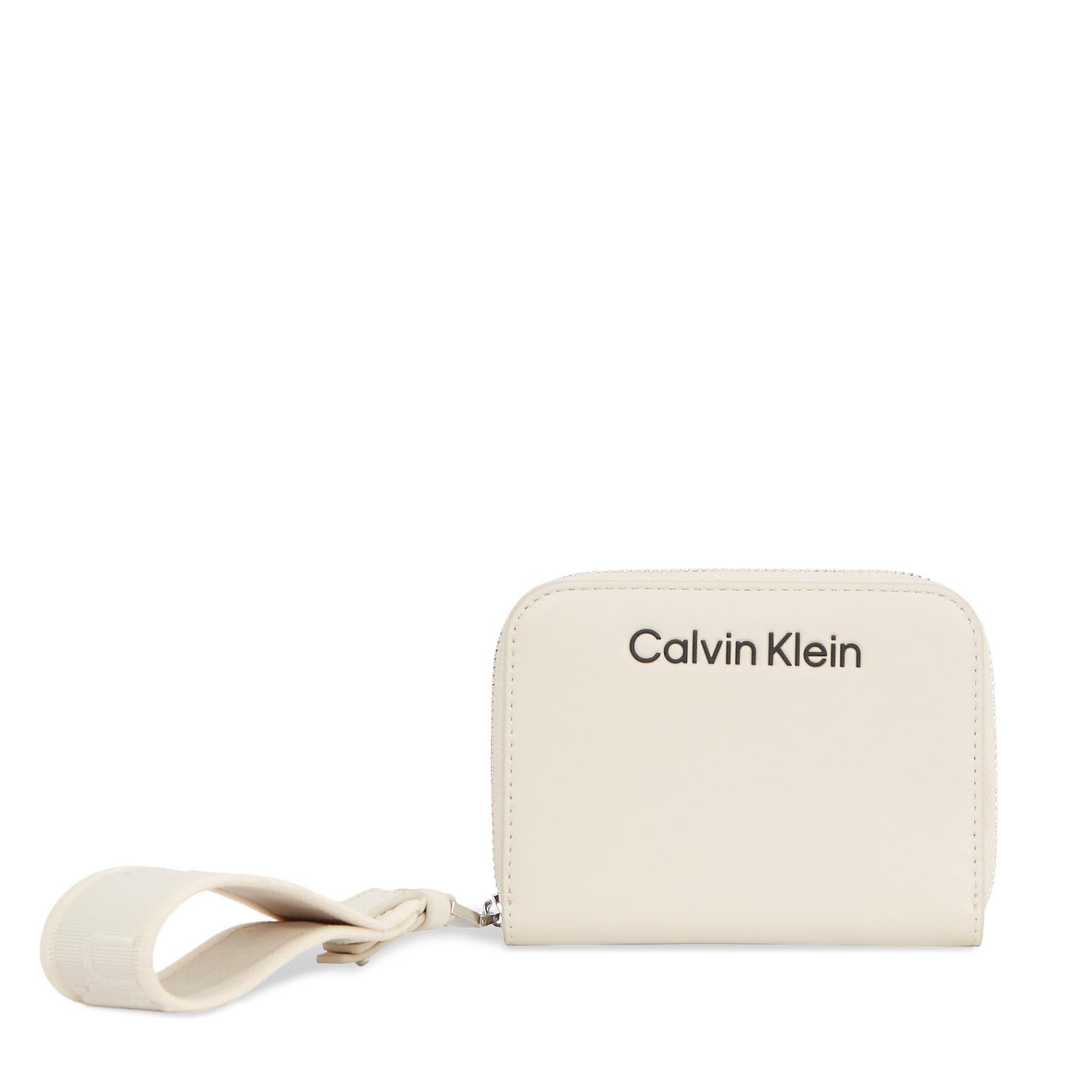 Große Damen Geldbörse Calvin Klein Gracie K60K611688 Beige von Calvin Klein