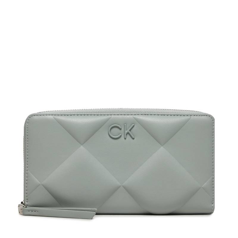 Große Damen Geldbörse Calvin Klein Quilt K60K611782 Grau von Calvin Klein