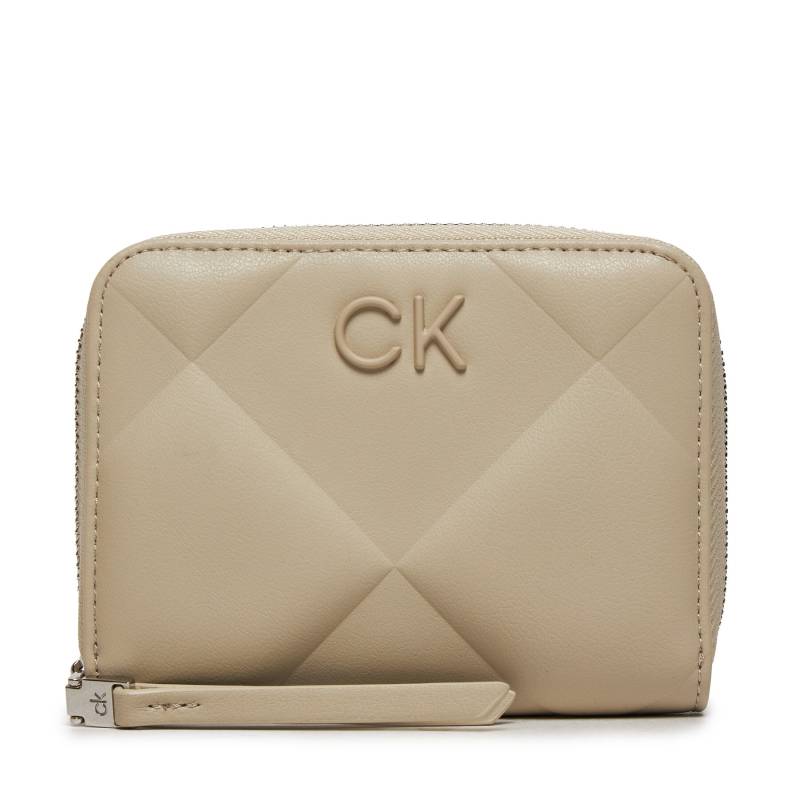 Große Damen Geldbörse Calvin Klein Quilt K60K611783 Beige von Calvin Klein