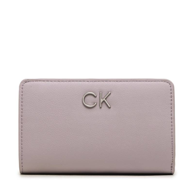 Große Damen Geldbörse Calvin Klein Re-Lock Bifold French Wallet Pbl K60K610962 Violett von Calvin Klein