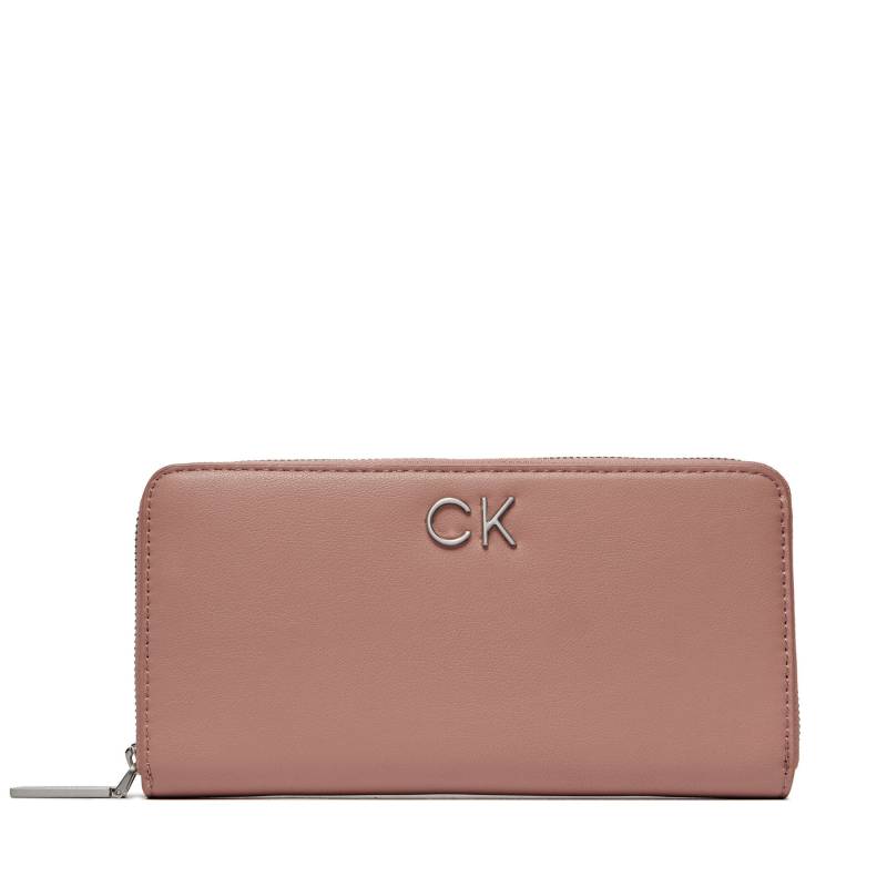 Große Damen Geldbörse Calvin Klein Re-Lock Z/A Wallet Lg K60K609699 Rosa von Calvin Klein