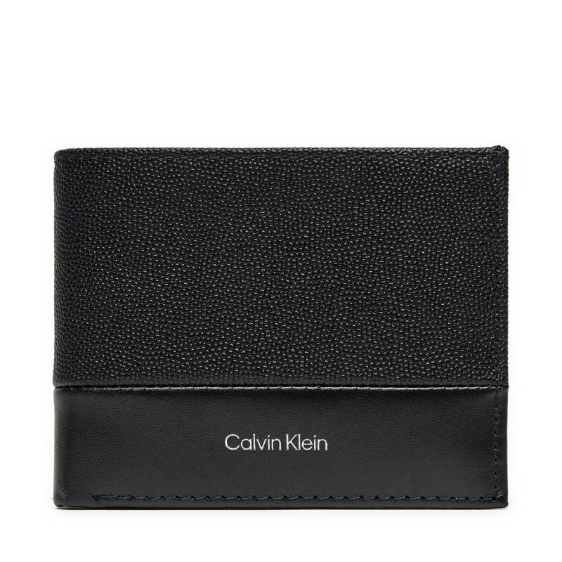 Große Herren Geldbörse Calvin Klein Ck Must Bifold 5cc W/Coin K50K512678 Schwarz von Calvin Klein