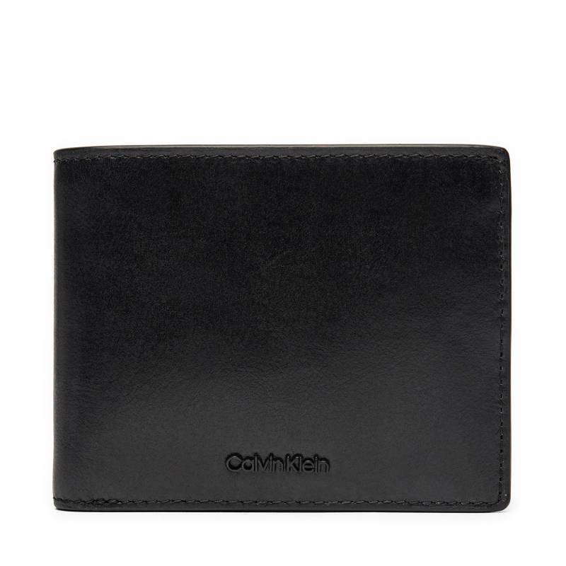 Große Herren Geldbörse Calvin Klein Ck Refined Bifold 5cc W/Coin K50K512700 Schwarz von Calvin Klein