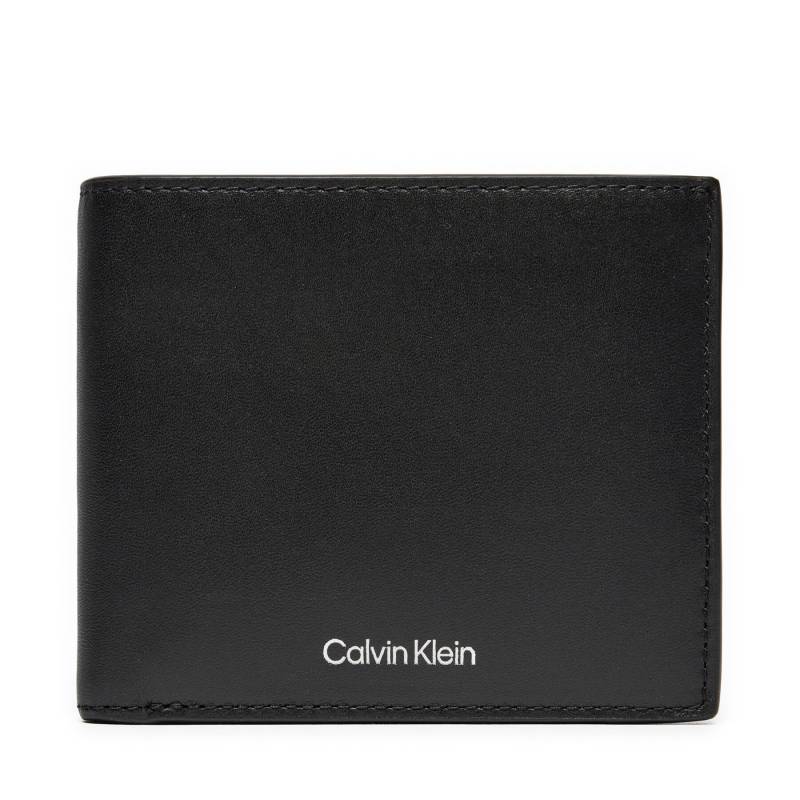 Große Herren Geldbörse Calvin Klein Ck Sleek Bifold 5cc W/Coin K50K512691 Schwarz von Calvin Klein