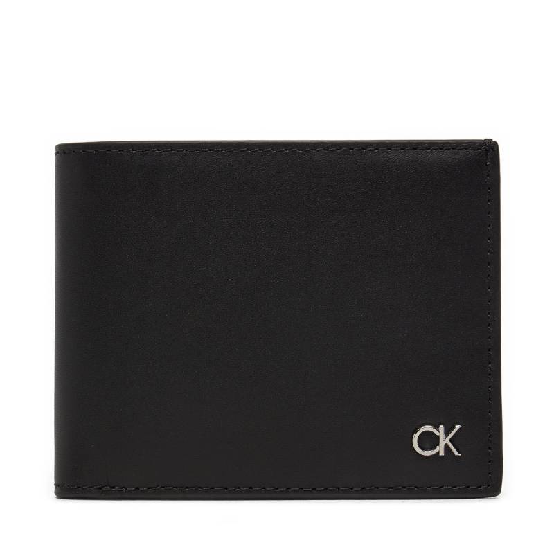 Große Herren Geldbörse Calvin Klein Metal Ck Bifold 5Cc K50K512294 Schwarz von Calvin Klein