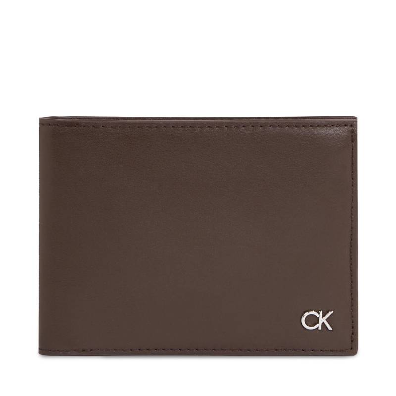 Große Herren Geldbörse Calvin Klein Metal Ck K50K511689 Schwarz von Calvin Klein