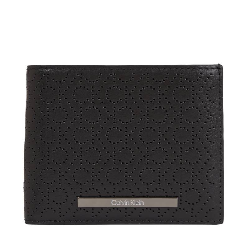 Große Herren Geldbörse Calvin Klein Modern Bar Bifold 5Cc W/Coin K50K511835 Schwarz von Calvin Klein