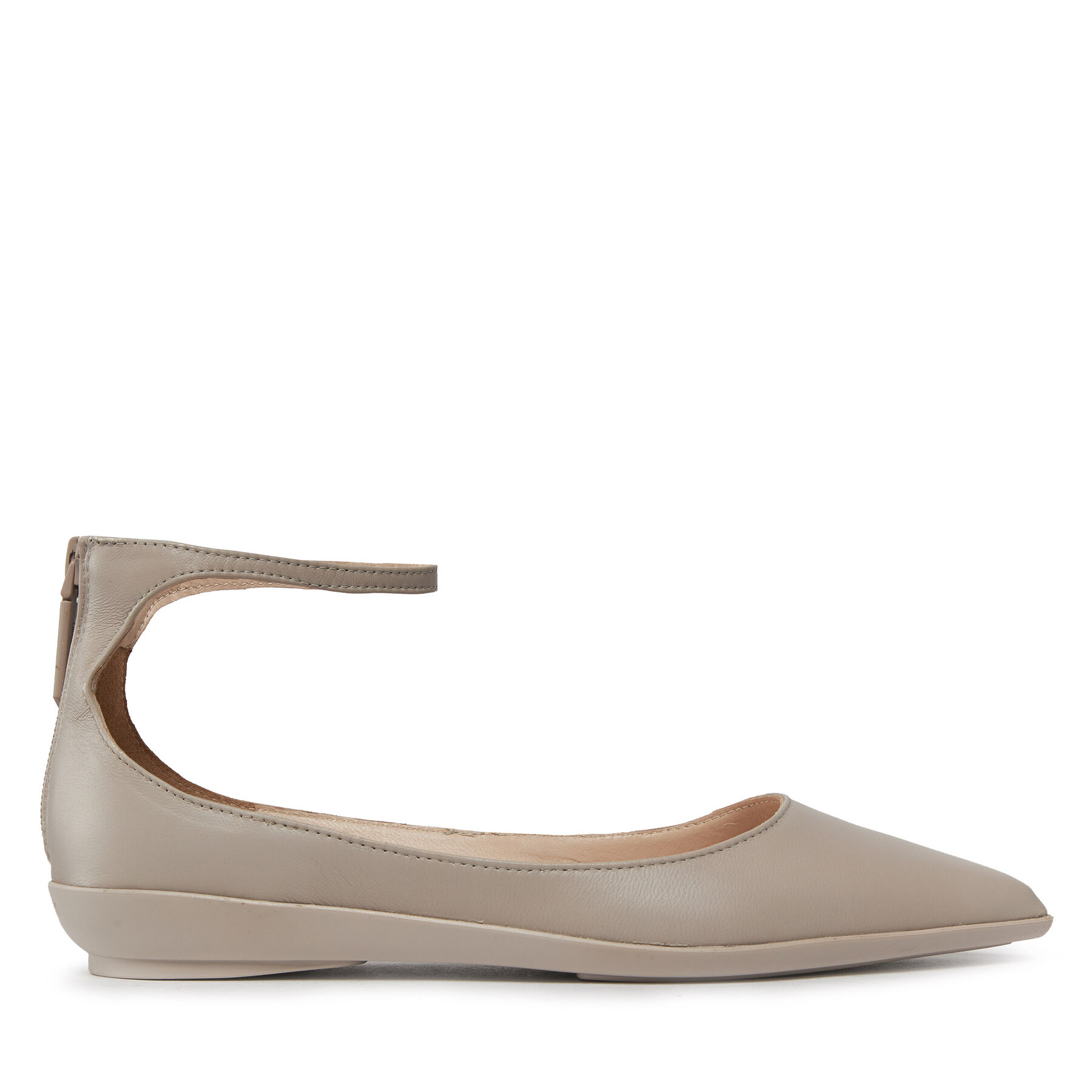 Ballerinas Calvin Klein Wrapped Ankle Strap Ballerina HW0HW01840 Grau von Calvin Klein