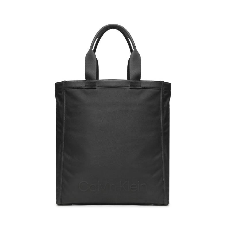 Handtasche Calvin Klein Ck Connect Tote Pu K40K401001 Schwarz von Calvin Klein