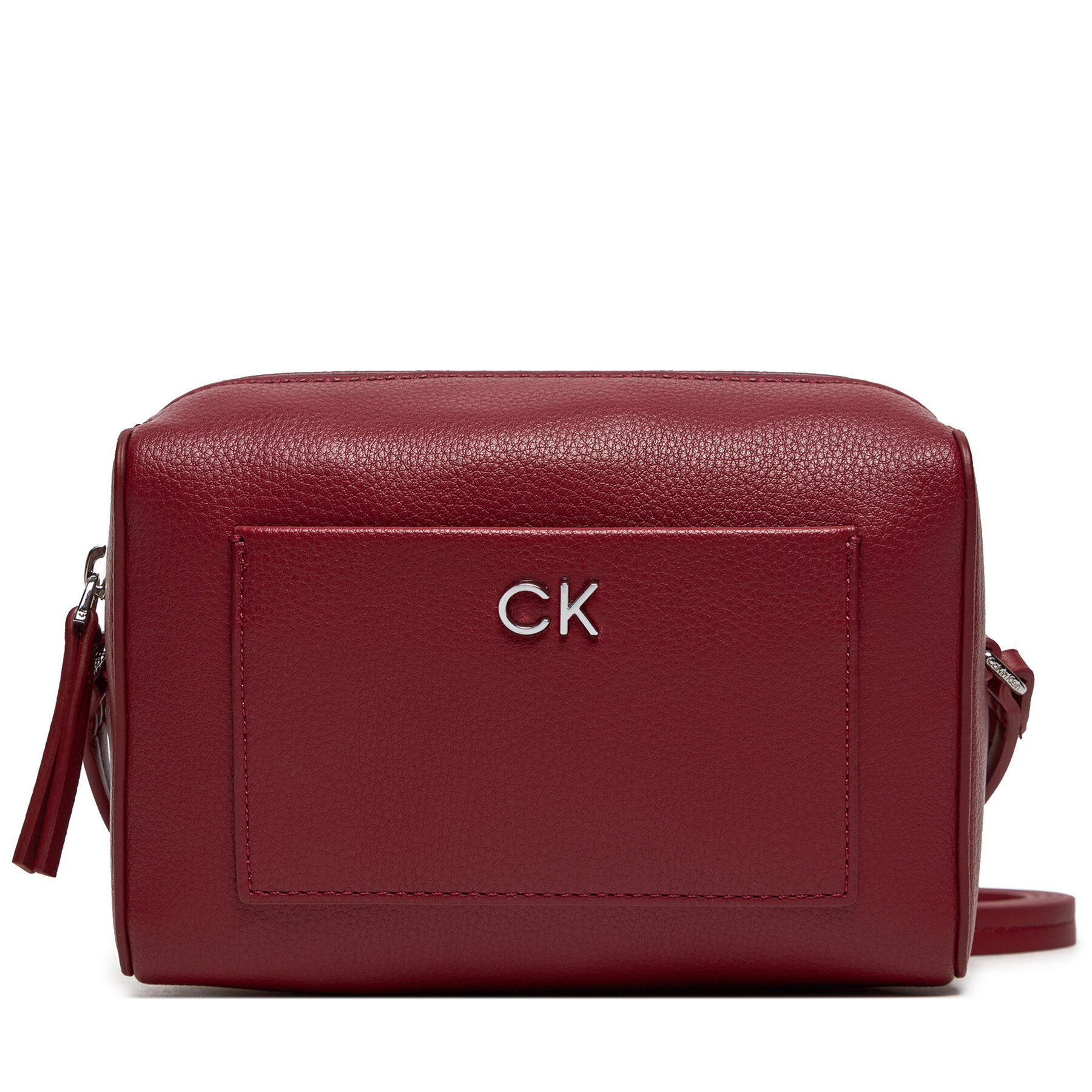 Handtasche Calvin Klein Ck Daily Camera Bag Pebble K60K612274 Dunkelrot von Calvin Klein