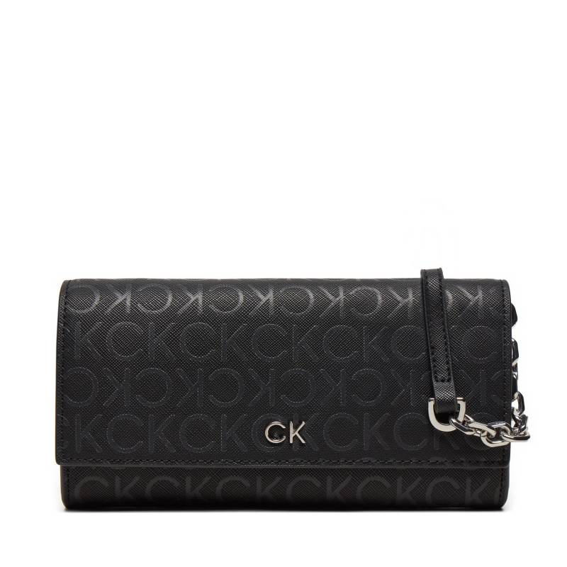 Handtasche Calvin Klein Ck Daily Lg Trifold K60K612424 Schwarz von Calvin Klein