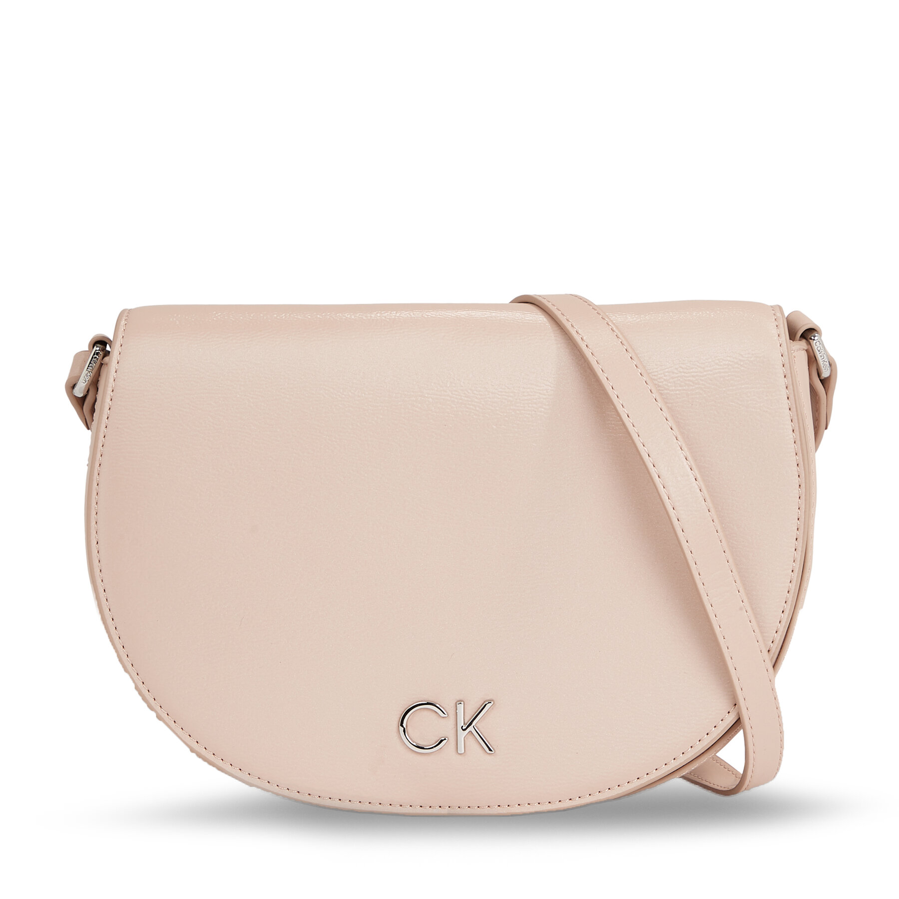 Handtasche Calvin Klein Ck Daily Saddle Bag_Pearlized K60K611883 Grau von Calvin Klein