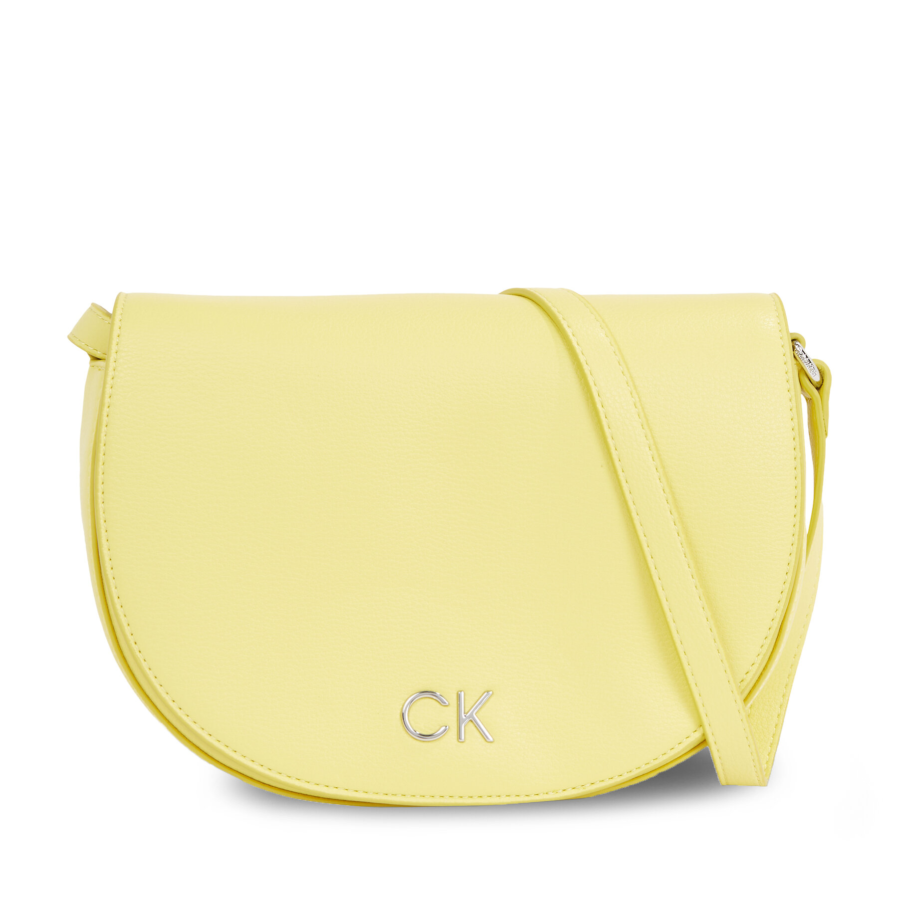 Handtasche Calvin Klein Ck Daily Saddle Bag Pebble K60K611679 Gelb von Calvin Klein