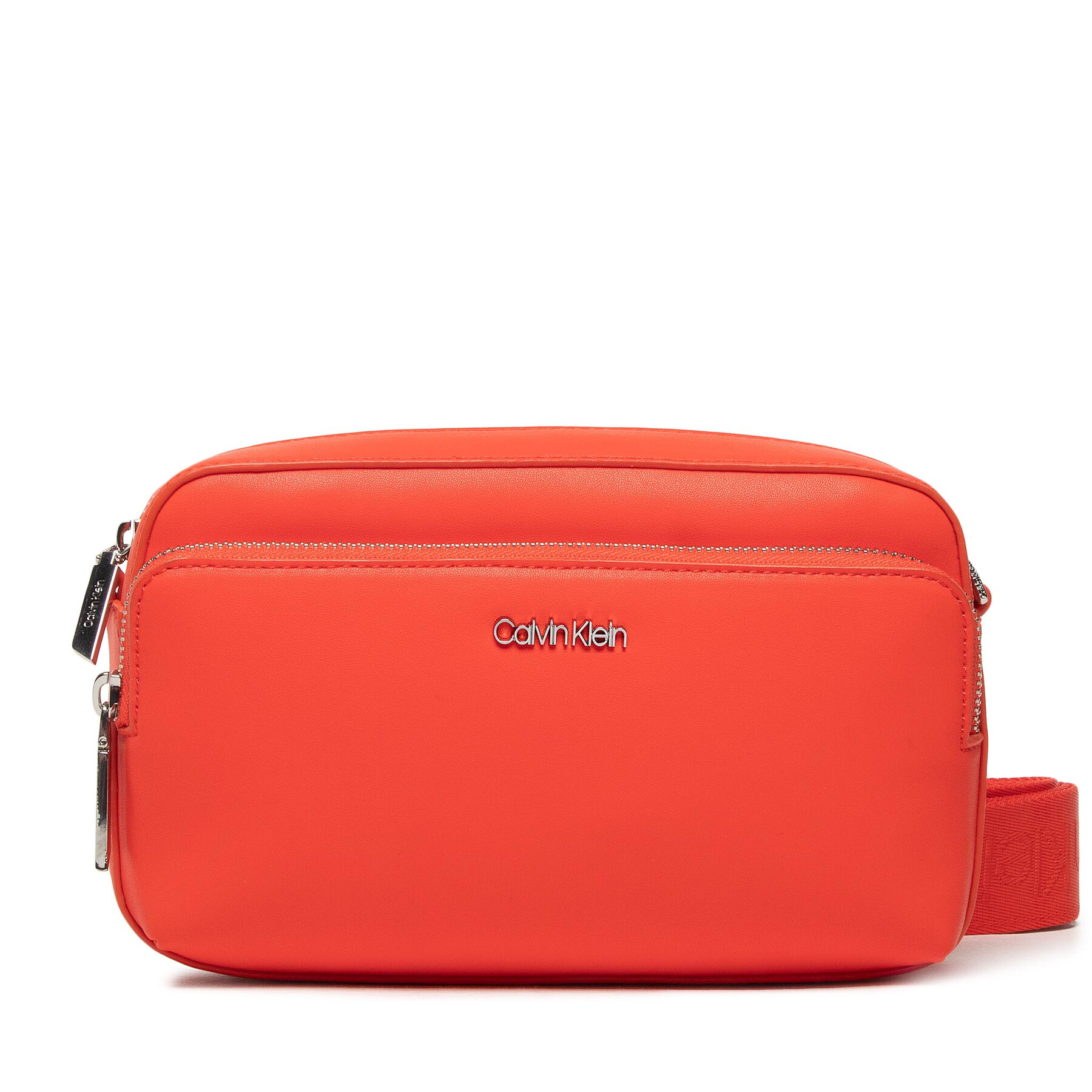 Handtasche Calvin Klein Ck Must Camera Bag W/Pckt Lg K60K608410 Orange von Calvin Klein