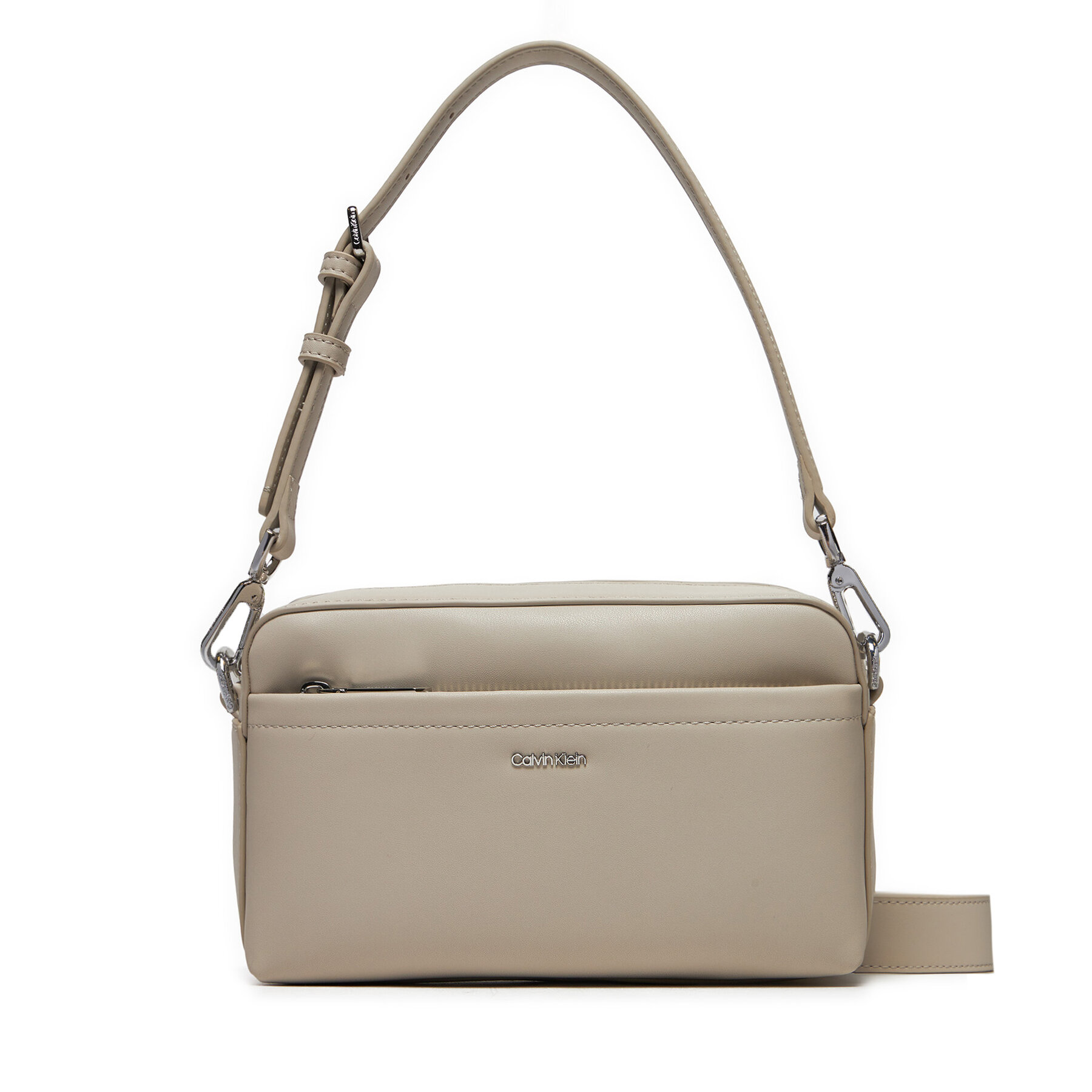 Handtasche Calvin Klein Ck Must Convertible Camera Bag K60K612280 Beige von Calvin Klein