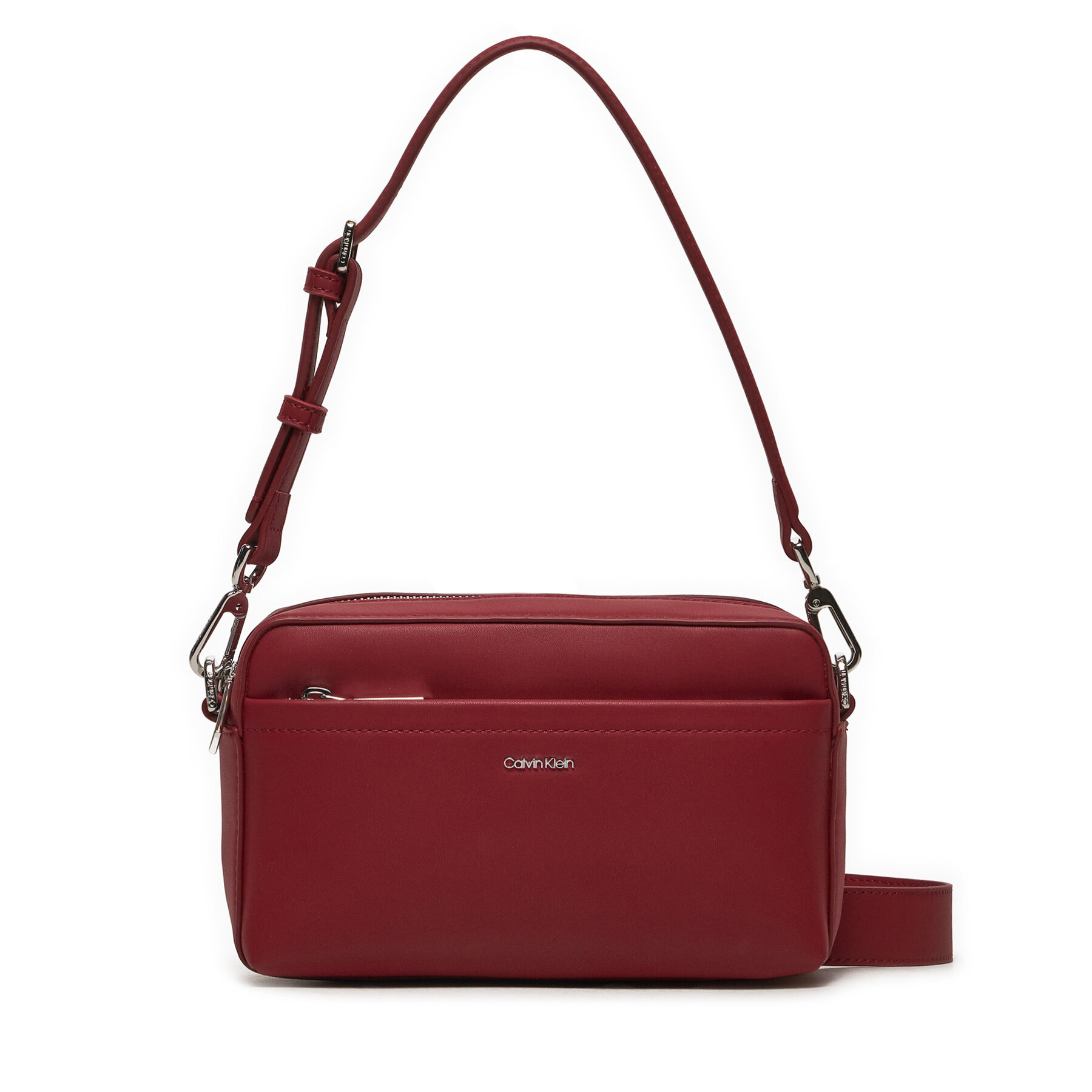 Handtasche Calvin Klein Ck Must Convertible Camera Bag K60K612280 Dunkelrot von Calvin Klein