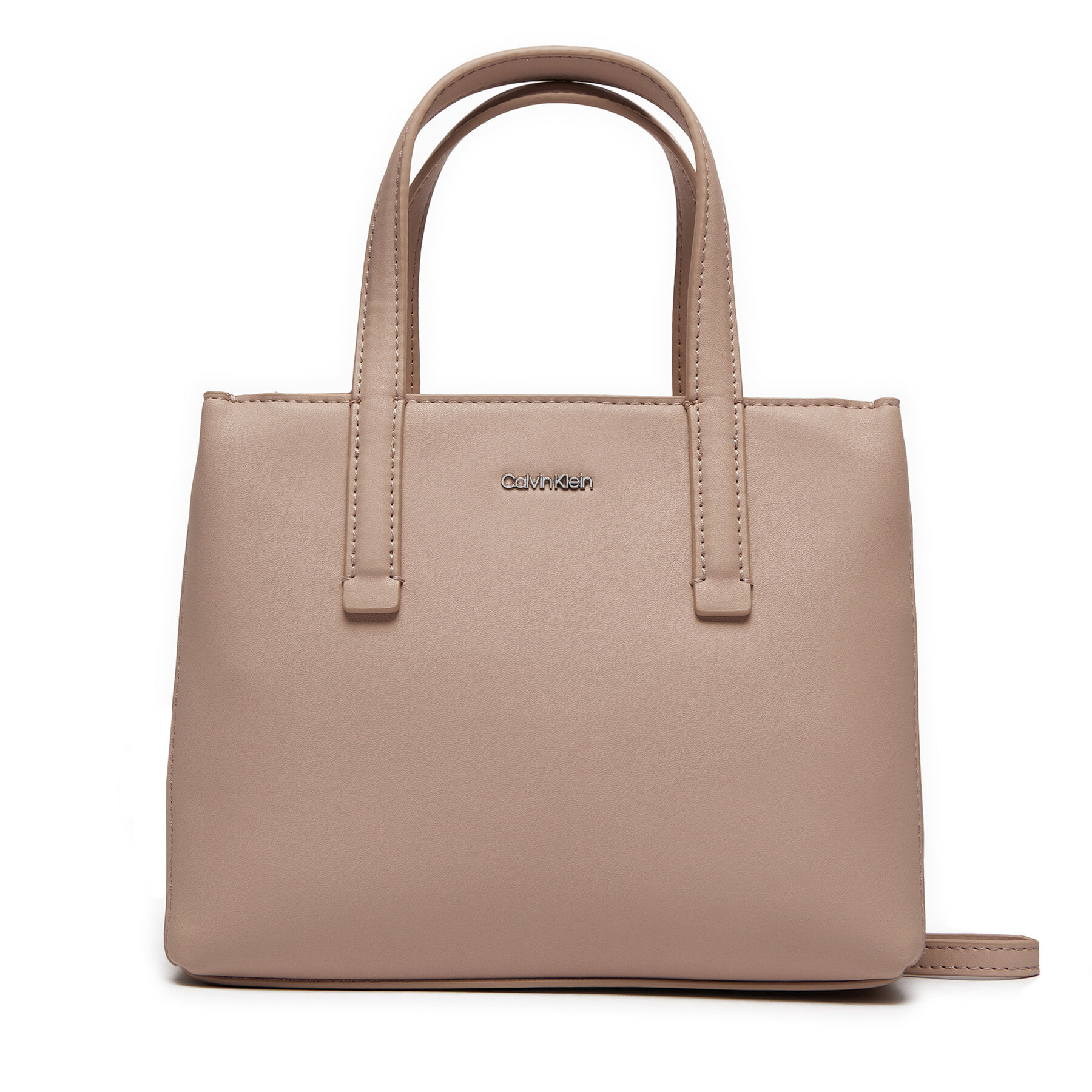 Handtasche Calvin Klein Ck Must Mini Tote K60K612170 Beige von Calvin Klein