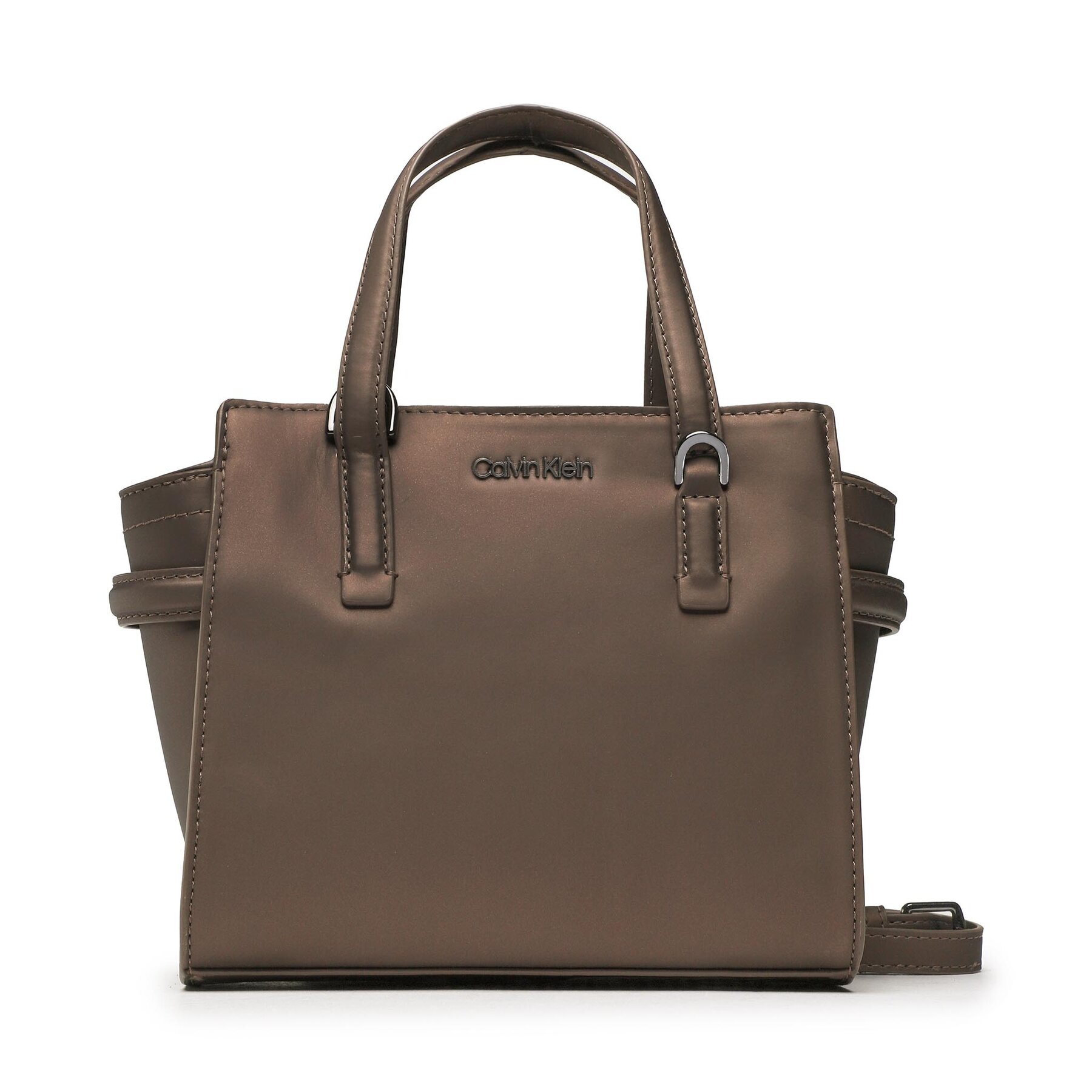 Handtasche Calvin Klein Ck Must Mini Tote Rubberized K60K610192 Braun Handtasche Calvin Klein Ck Must Mini Tote Rubberized K60K610192 Braun von Calvin Klein