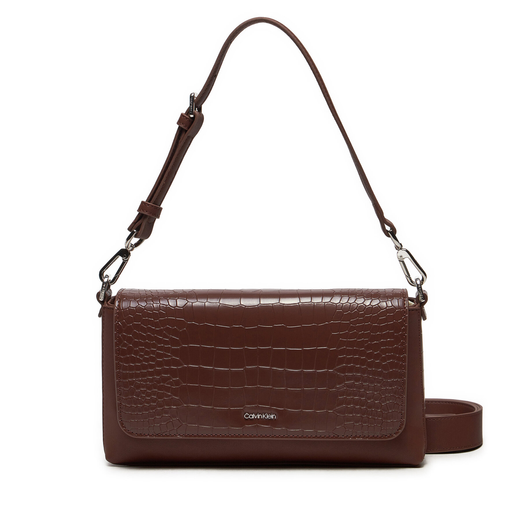 Handtasche Calvin Klein Ck Must Shoulder Bag_Croco K60K612111 Braun Handtasche Calvin Klein Ck Must Shoulder Bag_Croco K60K612111 Braun von Calvin Klein