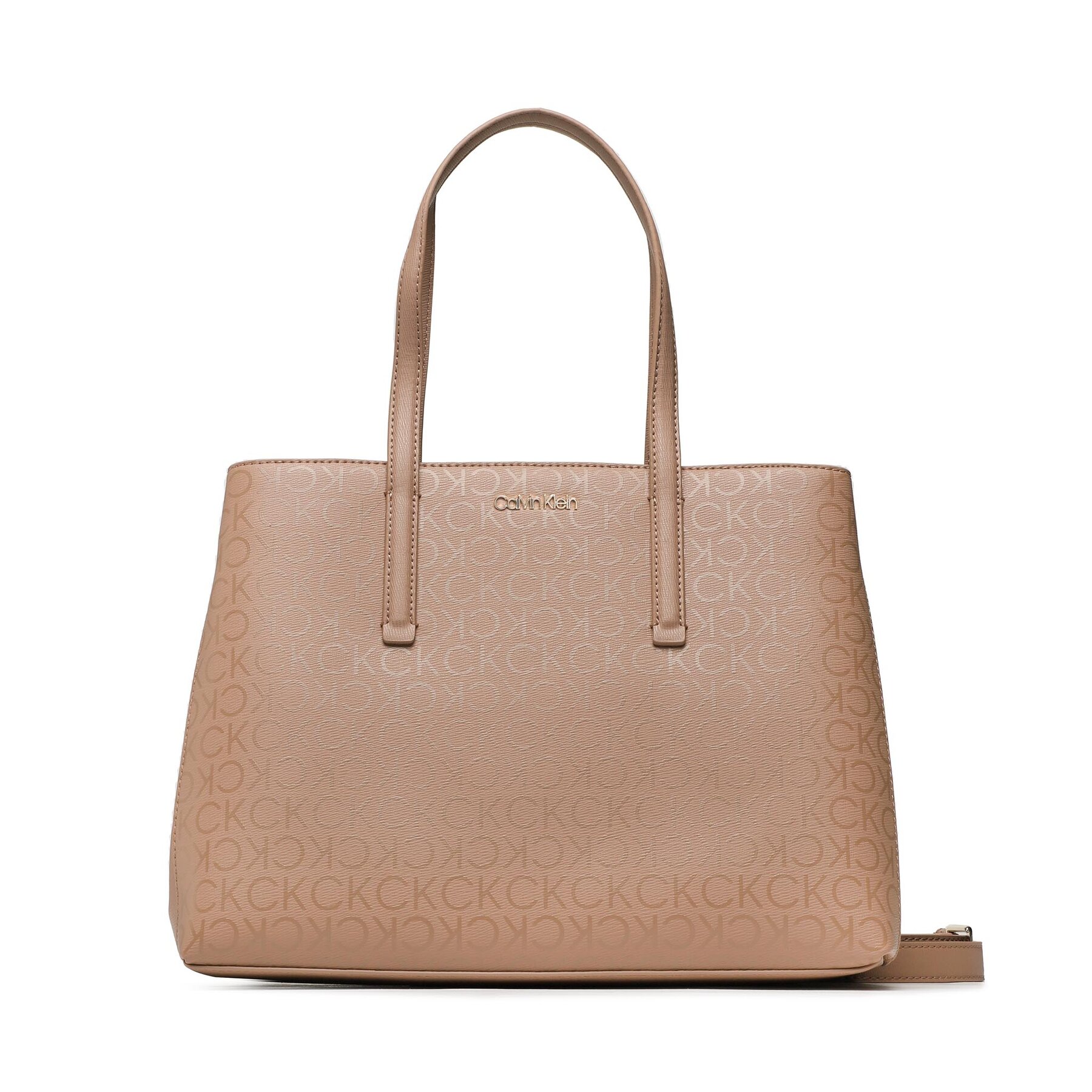 Handtasche Calvin Klein Ck Must Tote Md Epi Mono K60K610628 Braun Handtasche Calvin Klein Ck Must Tote Md Epi Mono K60K610628 Braun von Calvin Klein