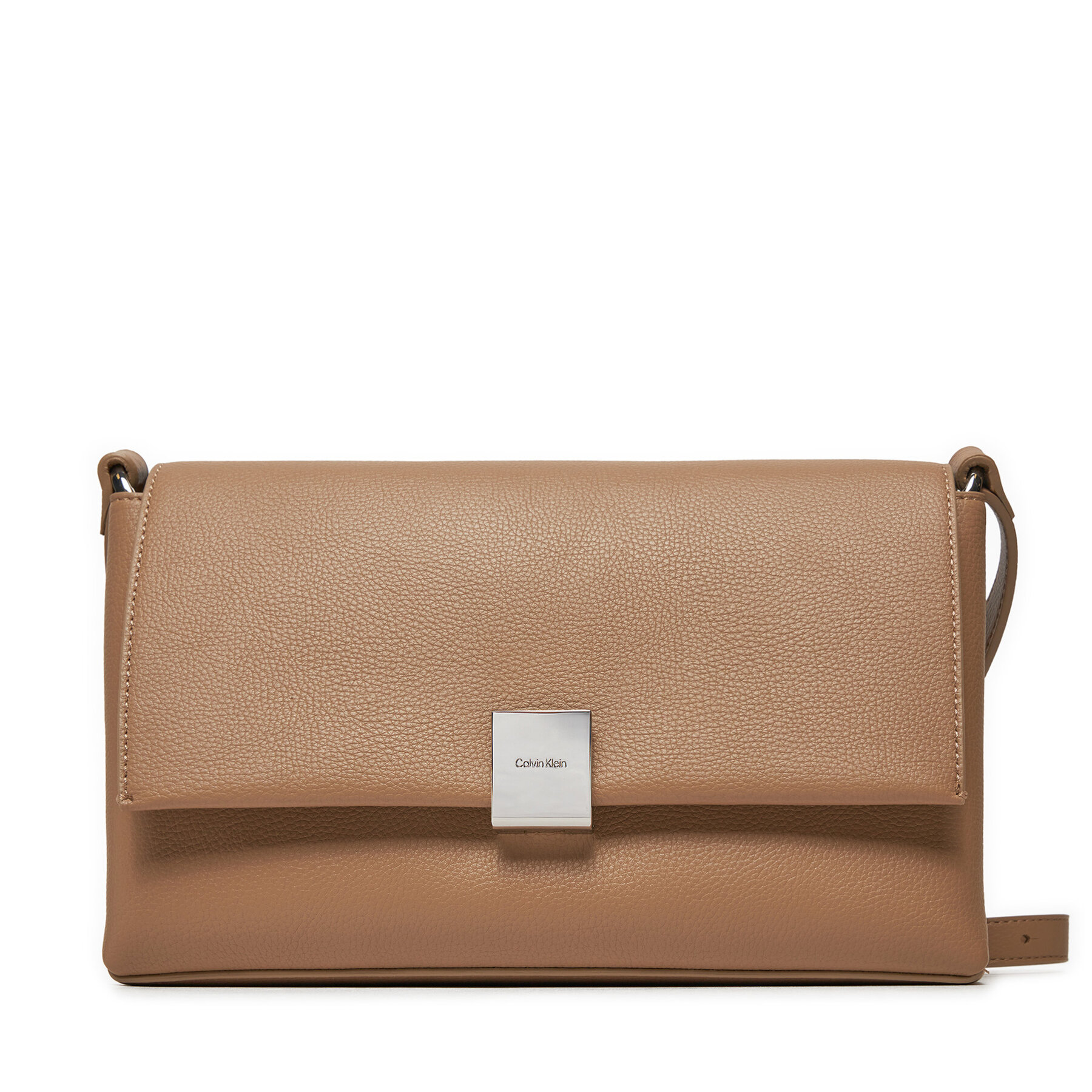 Handtasche Calvin Klein Ck Plaque Medium Shoulder Bag K60K612783 Braun Handtasche Calvin Klein Ck Plaque Medium Shoulder Bag K60K612783 Braun von Calvin Klein