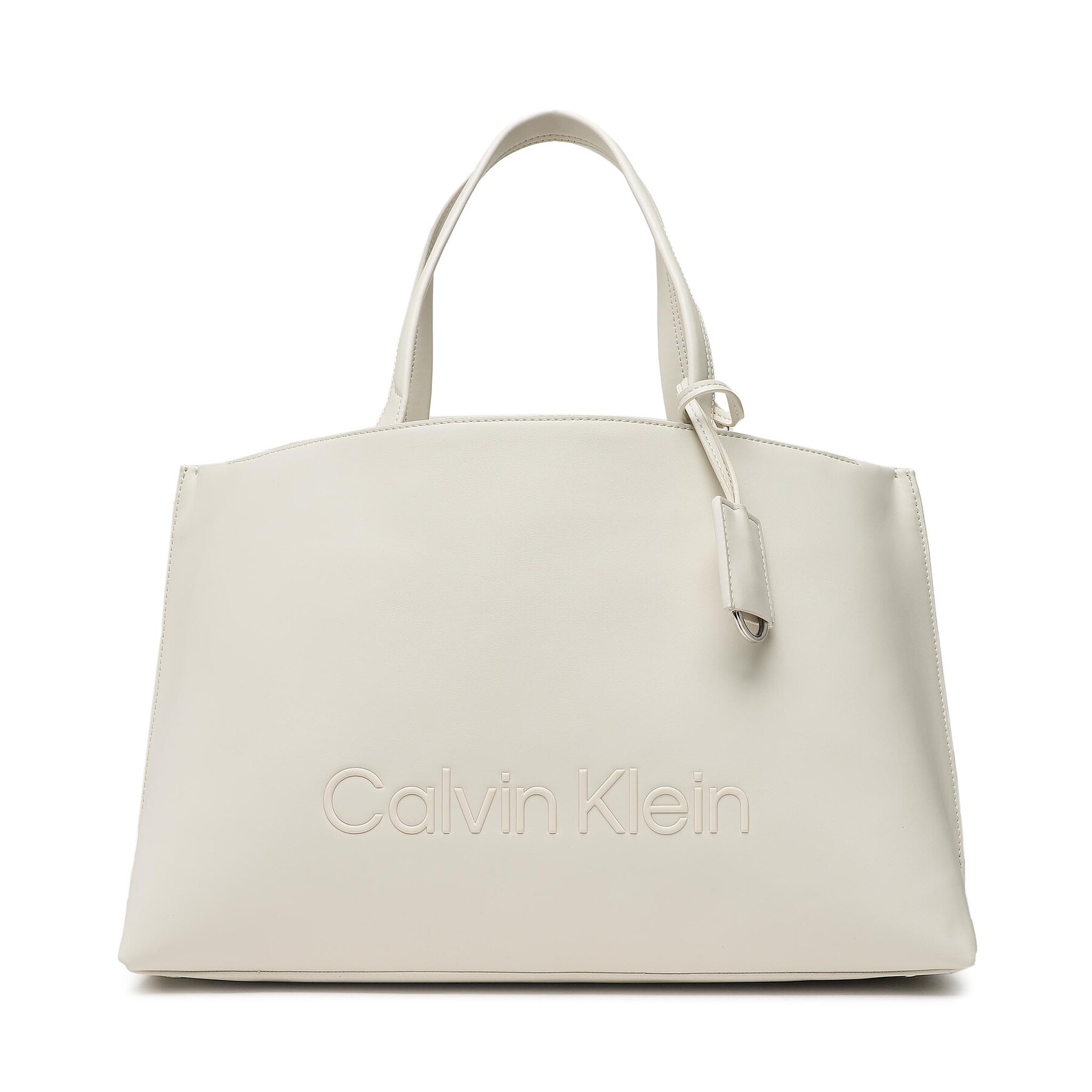 Handtasche Calvin Klein Ck Set Shopper Md K60K610172 Beige von Calvin Klein