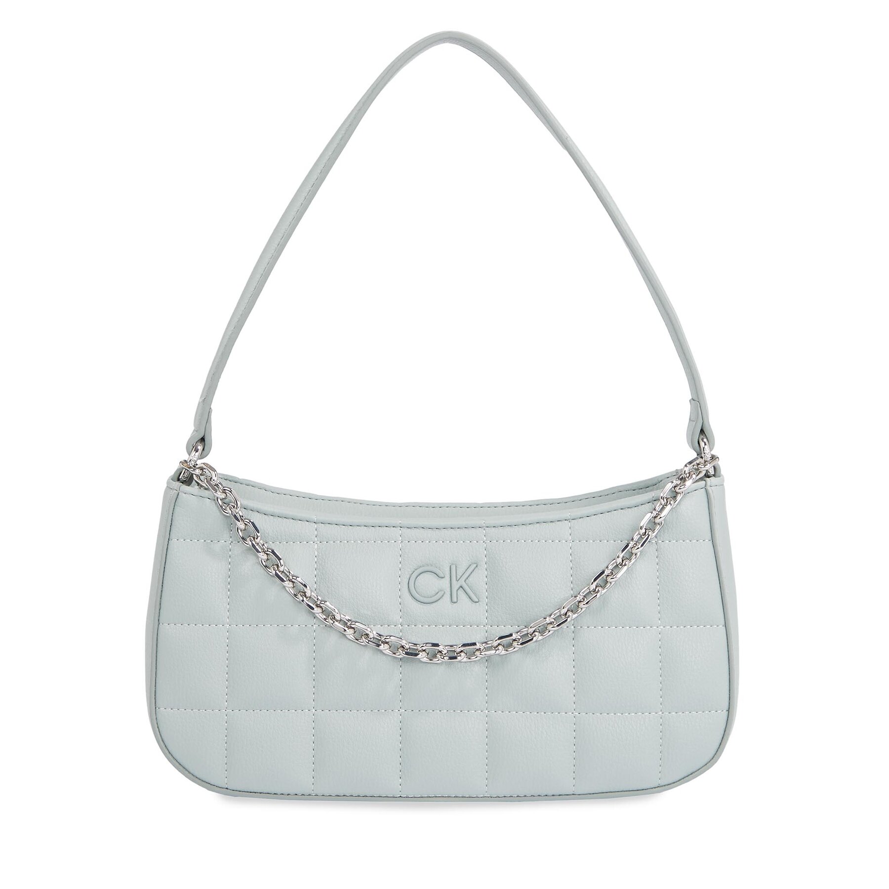 Handtasche Calvin Klein Ck Square Quilt K60K612017 Grau von Calvin Klein