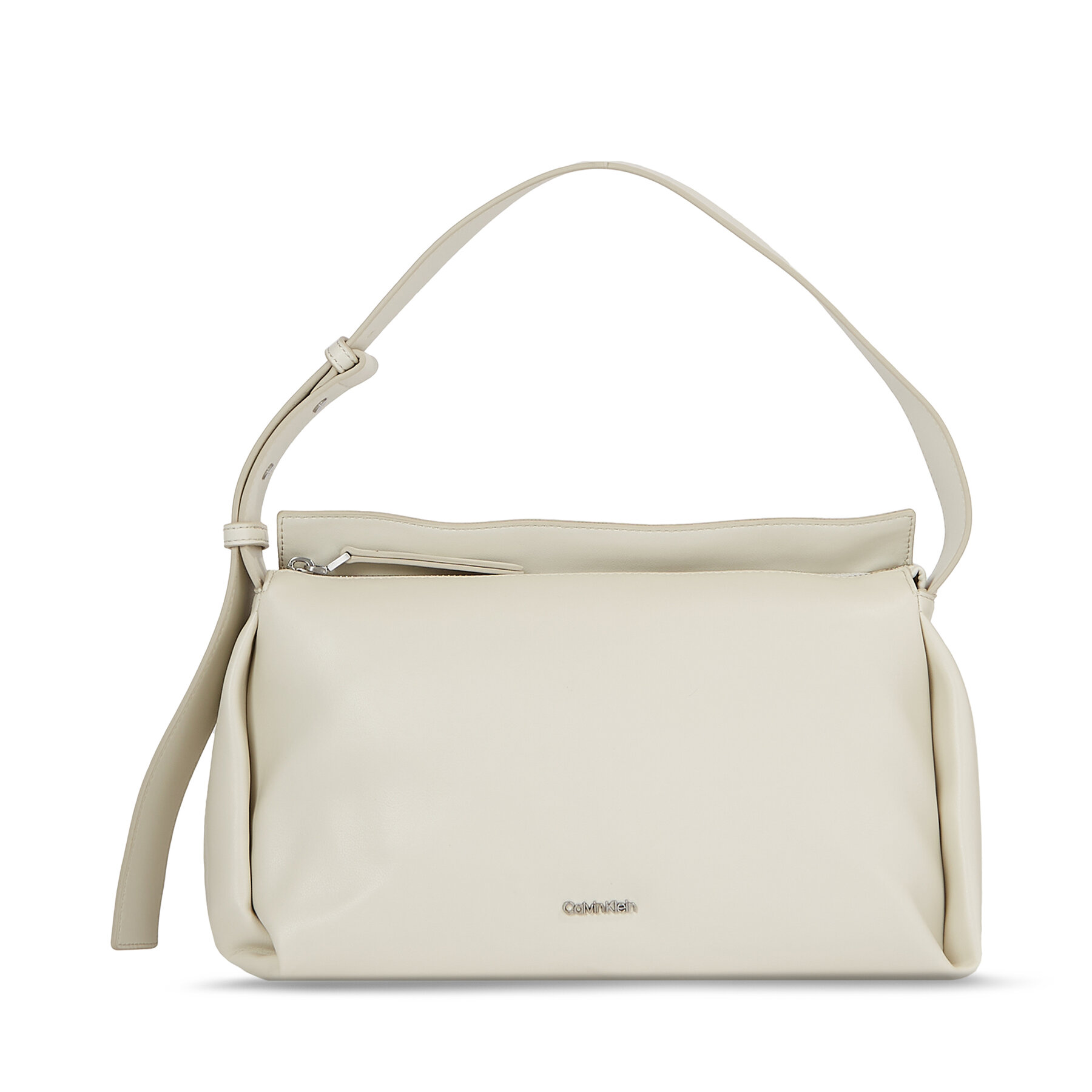 Handtasche Calvin Klein Elevated Soft Shoulder Bag Sm K60K610756 Écru von Calvin Klein