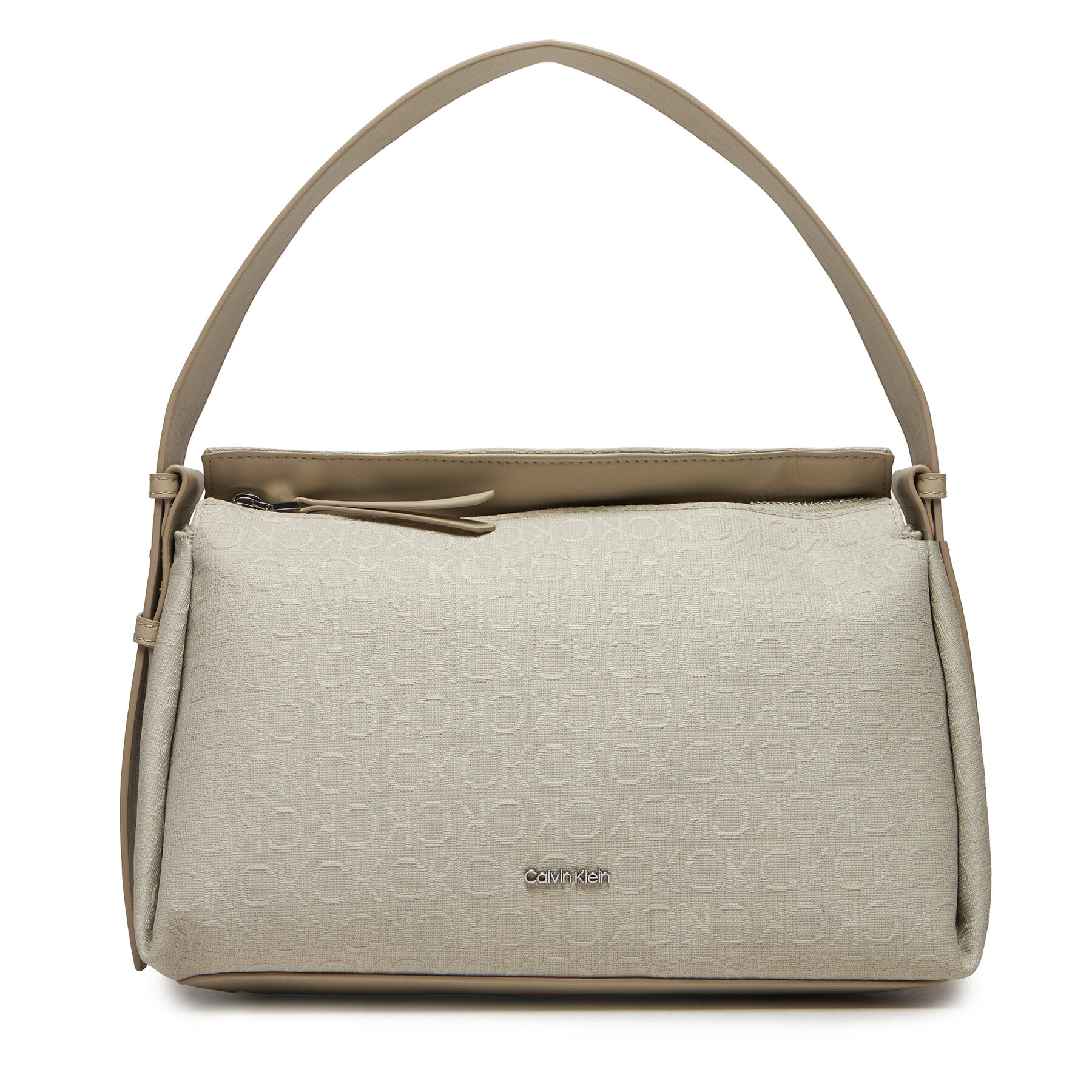 Handtasche Calvin Klein Gracie K60K611655 Beige von Calvin Klein