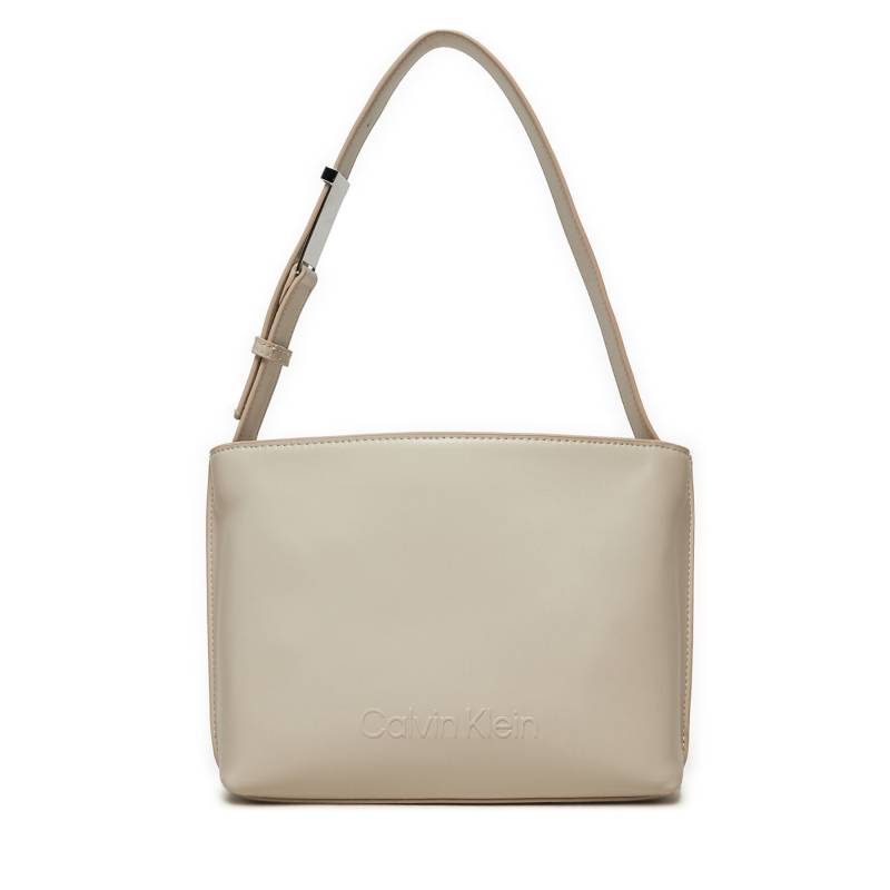 Handtasche Calvin Klein K60K612551 Écru von Calvin Klein