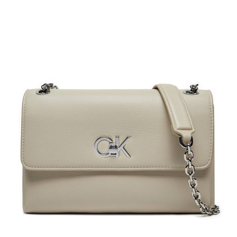 Handtasche Calvin Klein K60K612554 Écru von Calvin Klein