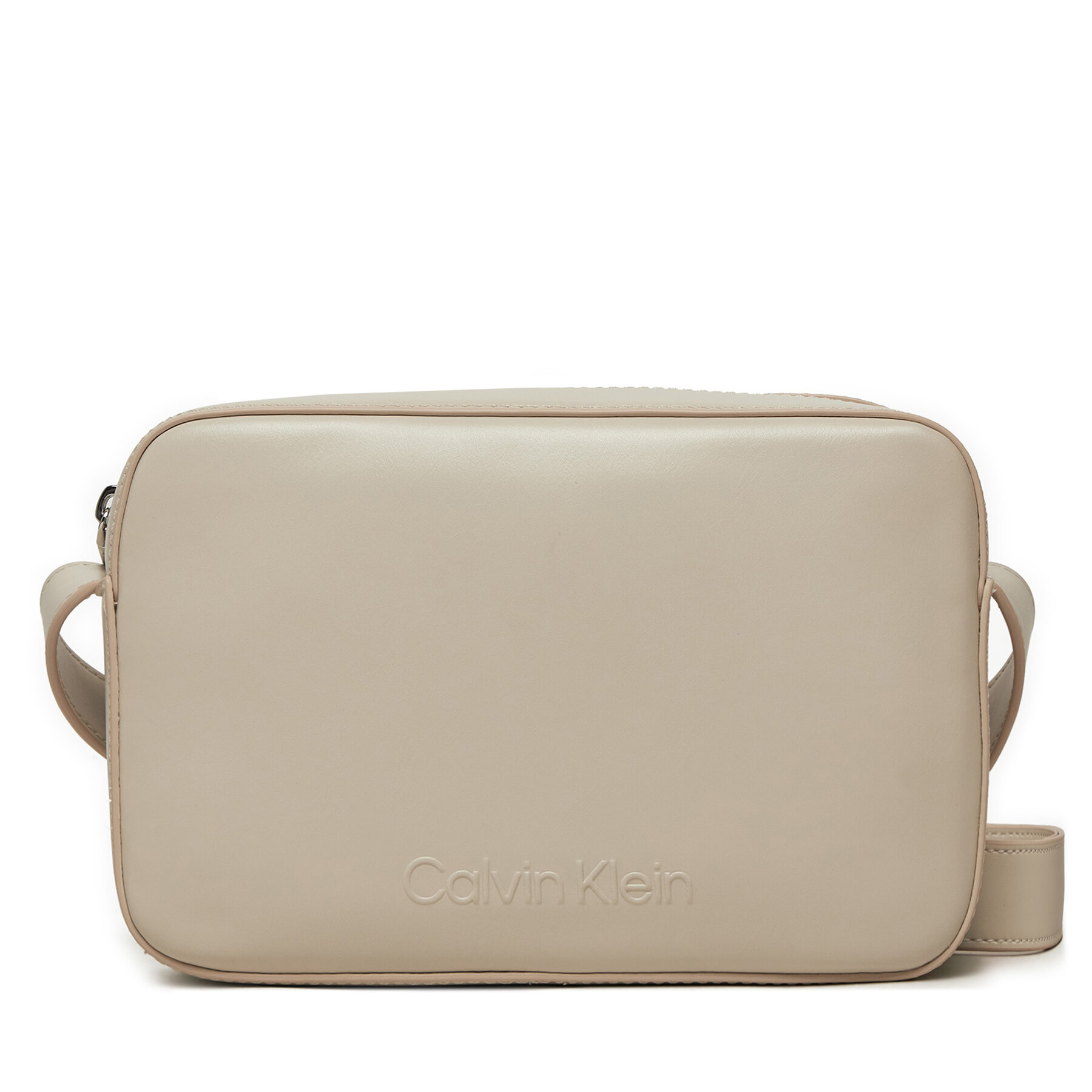 Handtasche Calvin Klein K60K612555 Écru von Calvin Klein