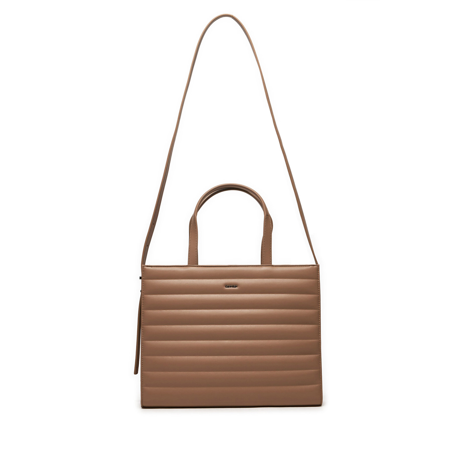 Handtasche Calvin Klein Line Quilt Medium Tote K60K612120 Braun Handtasche Calvin Klein Line Quilt Medium Tote K60K612120 Braun von Calvin Klein
