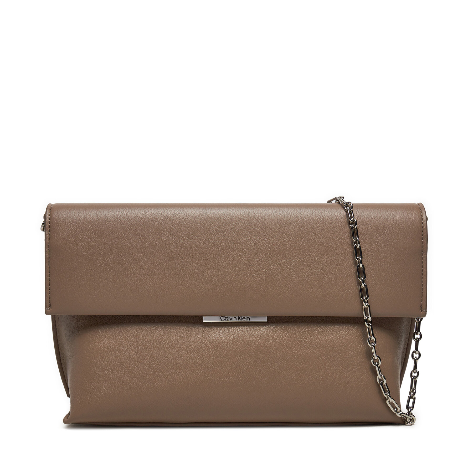 Handtasche Calvin Klein Linear K60K612560 Beige von Calvin Klein