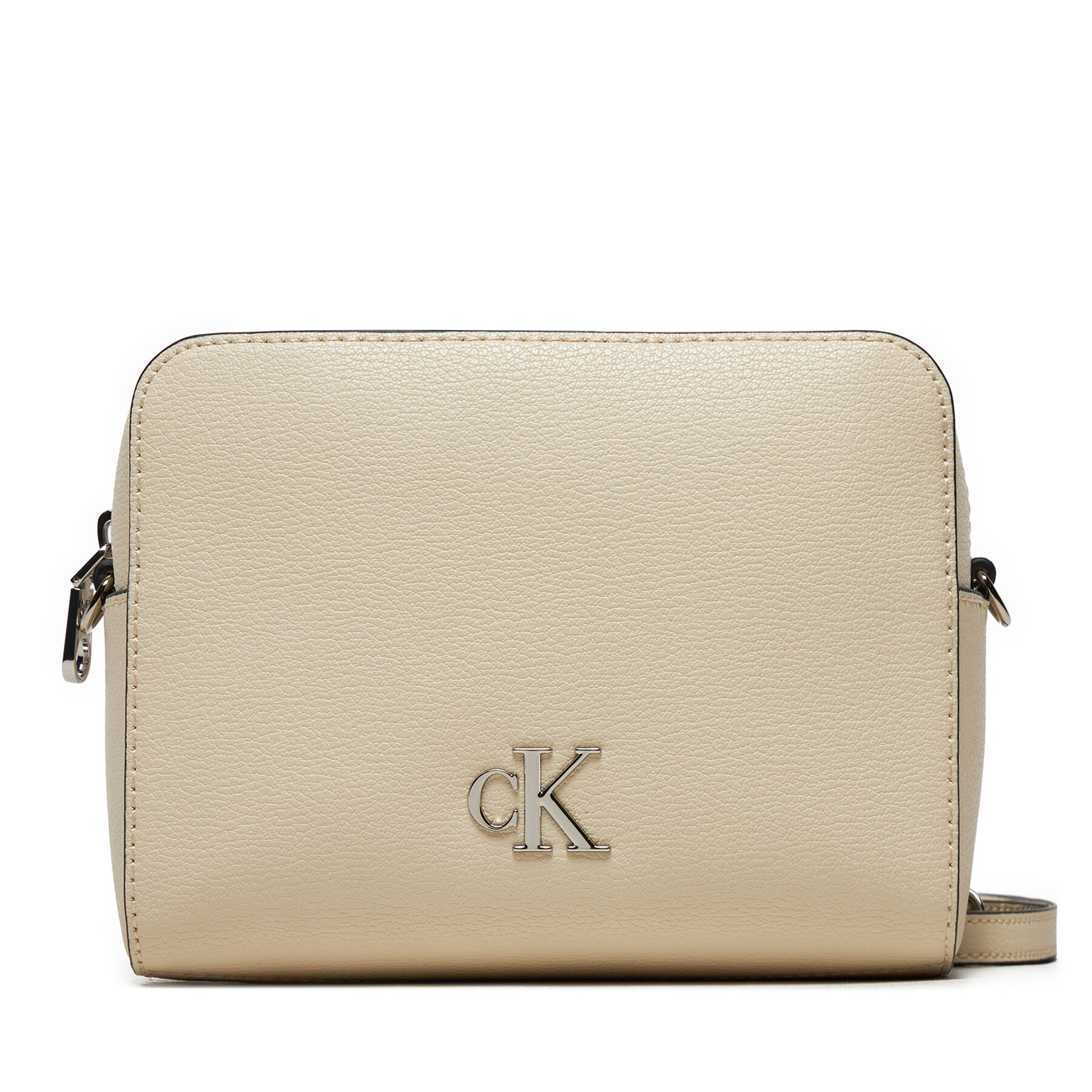 Handtasche Calvin Klein Minimal Monogram K60K612719 Beige von Calvin Klein