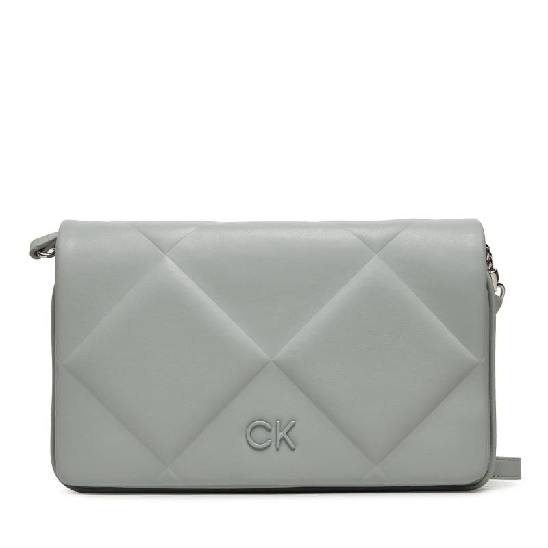 Handtasche Calvin Klein Quilt K60K611759 Grau von Calvin Klein