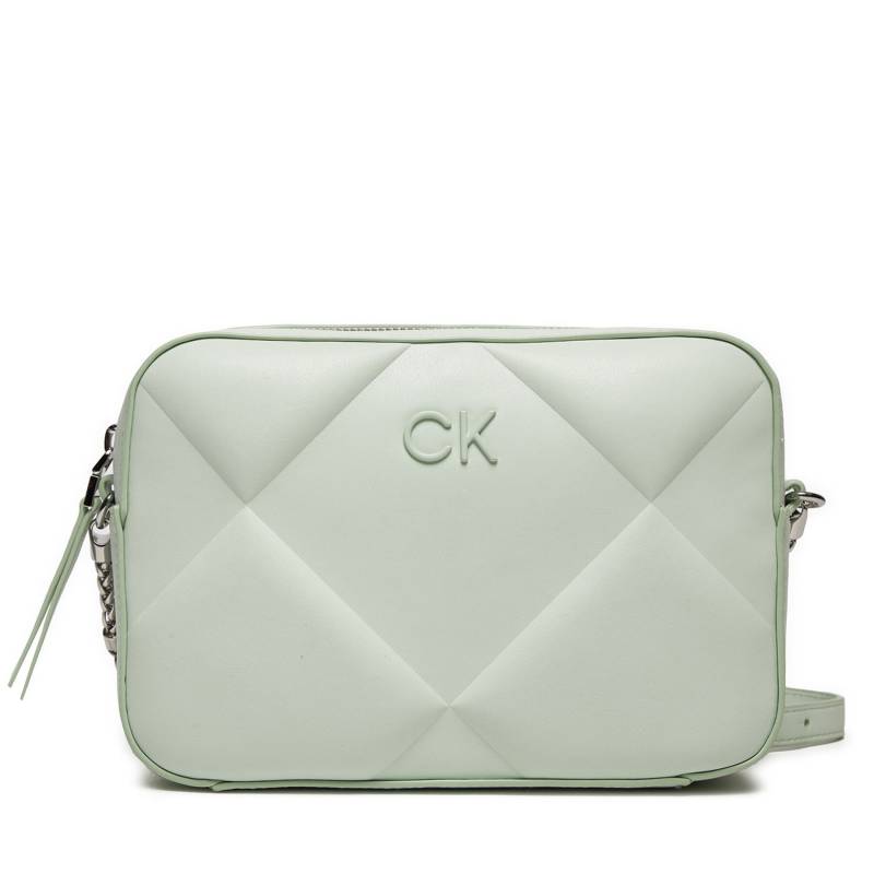 Handtasche Calvin Klein Quilt K60K611891 Grün von Calvin Klein